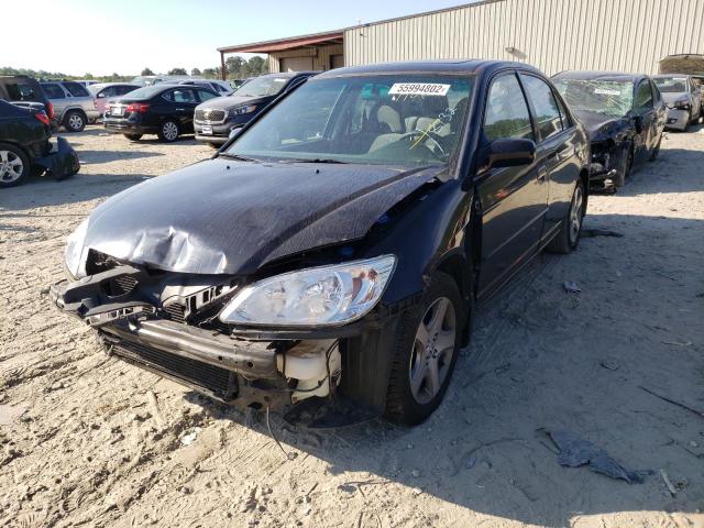 Photo 2 from auction – 2004 HONDA CIVIC EX with VIN 2HGES26834H567105