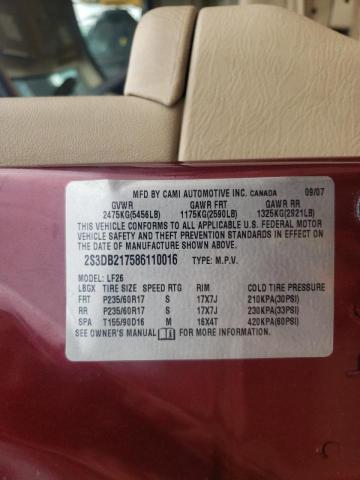 Photo 10 from auction – 2008 SUZUKI XL7 with VIN 2S3DB217586110016