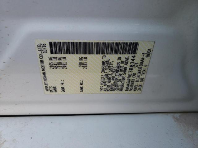 Photo 10 from auction – 2017 NISSAN MAXIMA 3.5 with VIN 1N4AA6AP7HC388344