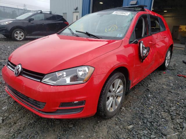 Photo 2 from auction – 2015 VOLKSWAGEN GOLF with VIN 3VW217AU4FM048992