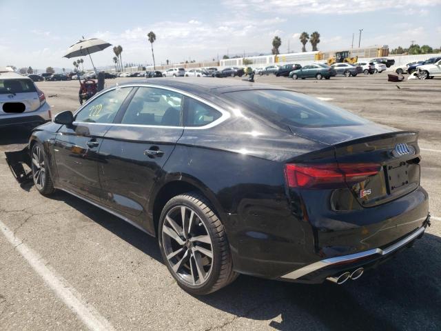 Photo 3 from auction – 2022 AUDI S5 PREMIUM with VIN WAUC4CF50NA033763