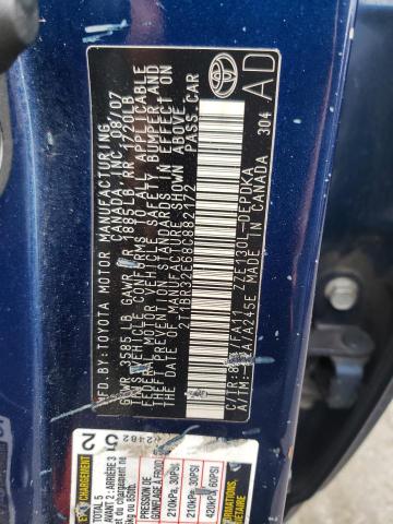 Photo 10 from auction – 2008 TOYOTA COROLLA CE with VIN 2T1BR32E68C882172