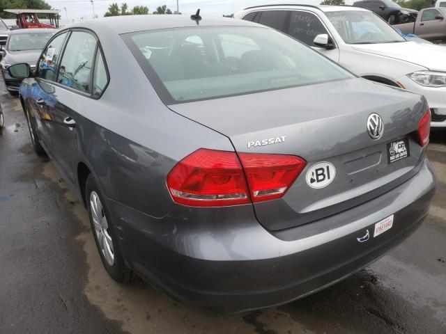 Photo 3 from auction – 2013 VOLKSWAGEN PASSAT S with VIN 1VWAP7A37DC082098