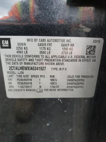 Zdjęcie 10 z aukcji – 2010 GMC TERRAIN SL z VIN 2CTALHEWXA6341927