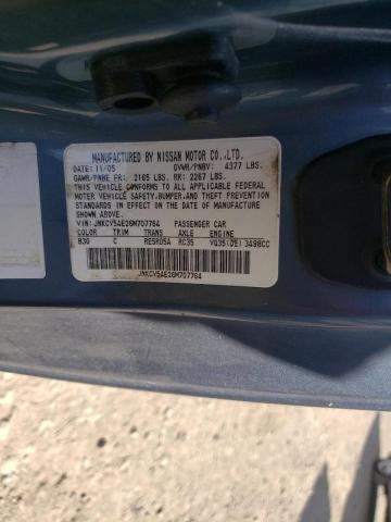 Photo 10 from auction – 2006 INFINITI G35 with VIN JNKCV54E26M707764