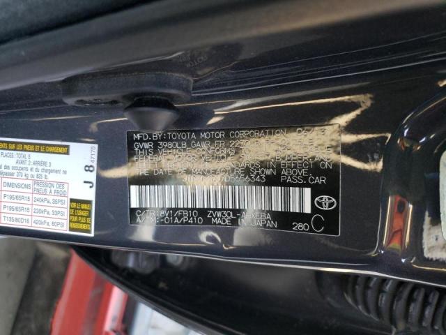 Photo 10 from auction – 2013 TOYOTA PRIUS with VIN JTDKN3DU7D5656343
