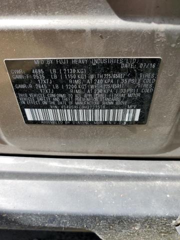 Photo 10 from auction – 2017 SUBARU OUTBACK 2. with VIN 4S4BSAFC9H3221578