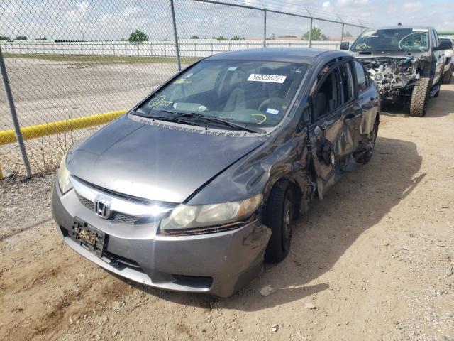 Photo 2 from auction – 2009 HONDA CIVIC LX with VIN 19XFA16589E013325