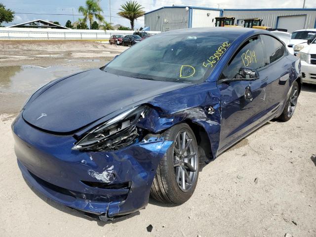 Photo 2 from auction – 2022 TESLA MODEL 3 with VIN 5YJ3E1EA2NF109025