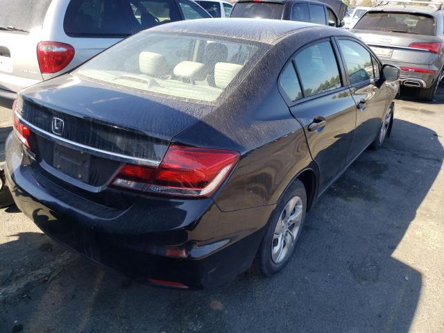 Photo 4 from auction – 2013 HONDA CIVIC LX with VIN 19XFB2F59DE245010