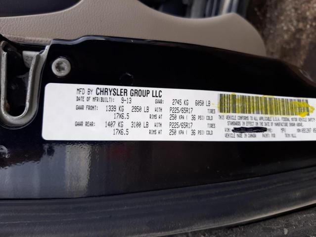 Photo 10 from auction – 2014 CHRYSLER TOWN & COU with VIN 2C4RC1CG8ER107159