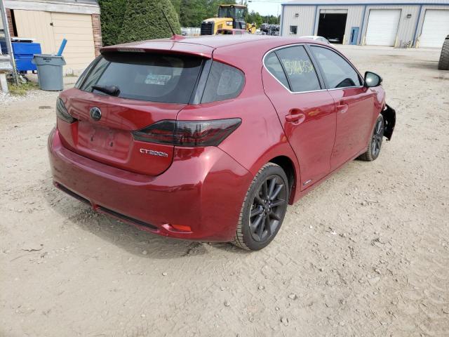 Photo 4 from auction – 2012 LEXUS CT 200 with VIN JTHKD5BH8C2083195