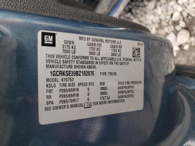 Photo 10 from auction – 2011 CHEVROLET SILVERADO with VIN 1GCRKSE39BZ182876