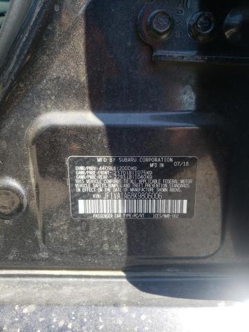 Photo 10 from auction – 2019 SUBARU WRX with VIN JF1VA1A68K9806006