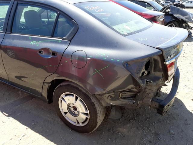 Photo 9 from auction – 2013 HONDA CIVIC HF with VIN 2HGFB2F61DH553027