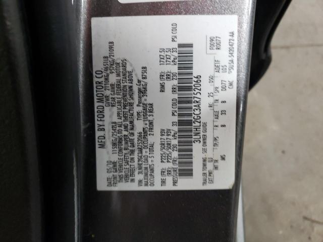 Photo 10 from auction – 2010 LINCOLN MKZ with VIN 3LNHL2GC3AR752066