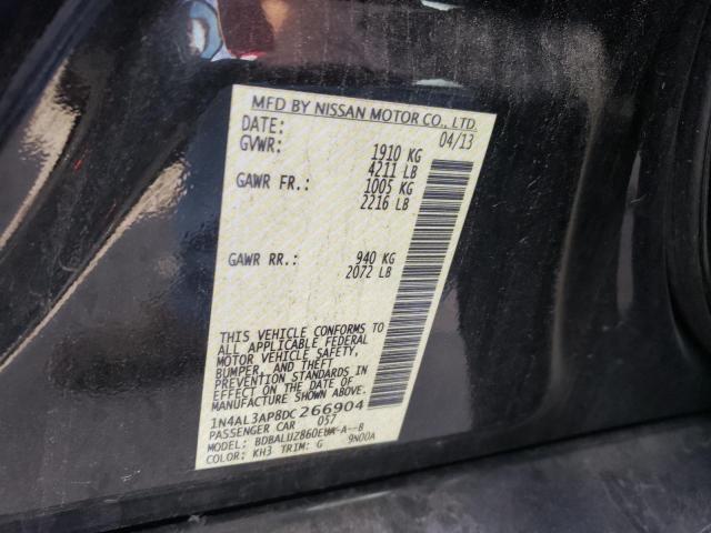 Photo 10 from auction – 2013 NISSAN ALTIMA 2.5 with VIN 1N4AL3AP8DC266904