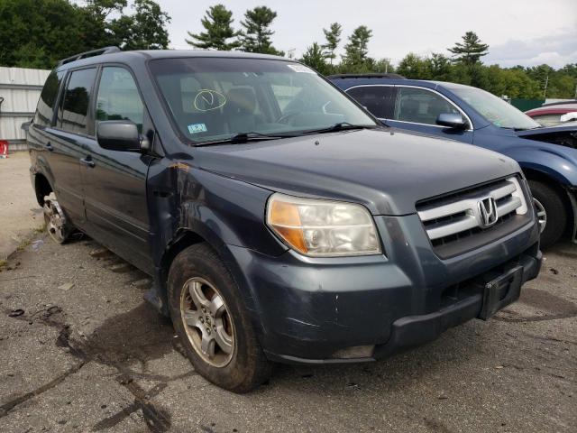 HONDA PILOT EX 2006 with VIN 2HKYF18576H558656 - Photo from auction
