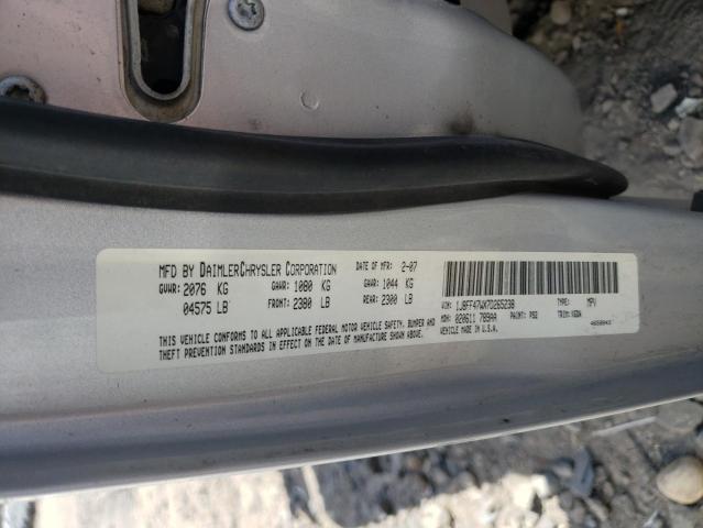 Photo 10 from auction – 2007 JEEP COMPASS with VIN 1J8FF47WX7D265238