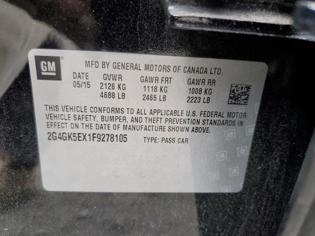 Photo 10 from auction – 2015 BUICK REGAL with VIN 2G4GK5EX1F9278105
