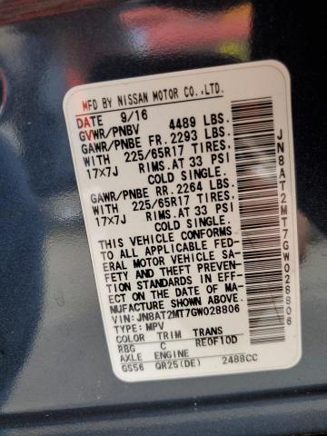 Photo 10 from auction – 2016 NISSAN ROGUE S with VIN JN8AT2MT7GW028806