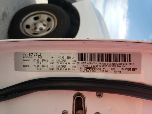 Photo 10 from auction – 2015 RAM 1500 ST with VIN 1C6RR6FT8FS742491