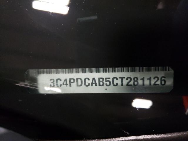 Photo 10 from auction – 2012 DODGE JOURNEY SE with VIN 3C4PDCAB5CT281126