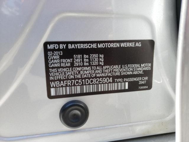 Photo 10 from auction – 2013 BMW 535 I with VIN WBAFR7C51DC825904