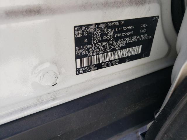 Photo 10 from auction – 2019 TOYOTA RAV4 LE with VIN JTMH1RFV4KD010551