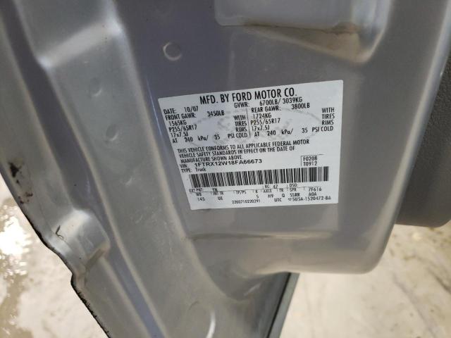 Photo 10 from auction – 2008 FORD F150 with VIN 1FTRX12W18FA66673