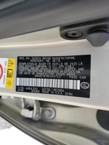 Photo 10 from auction – 2019 LEXUS ES 350 with VIN 58ABZ1B19KU047537