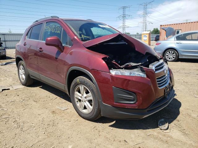 CHEVROLET TRAX 1LT 2016 with VIN 3GNCJPSB1GL276158 - Photo from auction