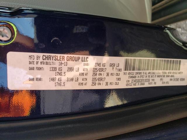 Photo 10 from auction – 2014 DODGE GRAND CARA with VIN 2C4RDGBG3ER193336
