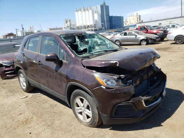 CHEVROLET TRAX LS 2020 with VIN KL7CJKSB5LB334230 - Photo from auction