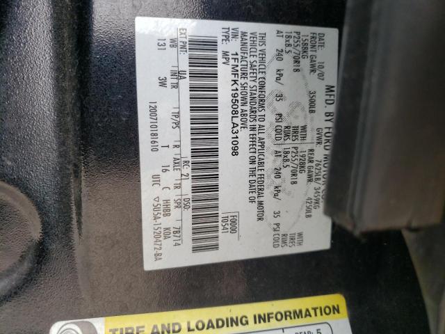 Photo 10 from auction – 2008 FORD EXPEDITION with VIN 1FMFK19508LA31098