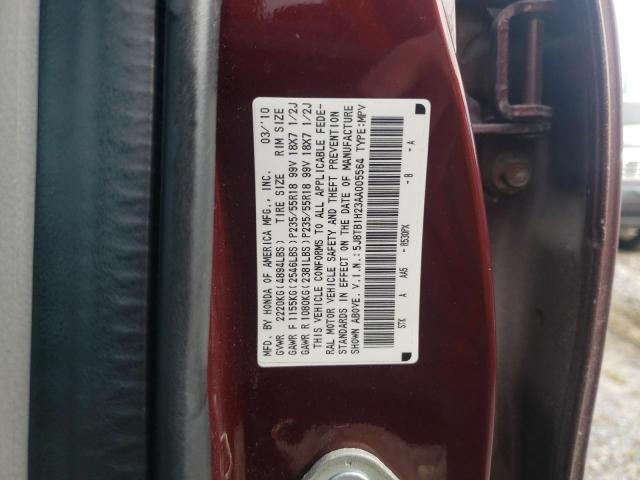Photo 10 from auction – 2010 ACURA RDX with VIN 5J8TB1H23AA005564