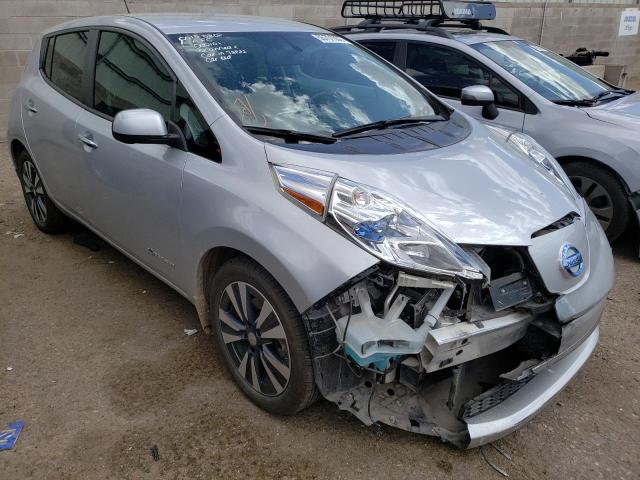 NISSAN LEAF SV 2016 with VIN 1N4BZ0CP3GC300637 - Photo from auction