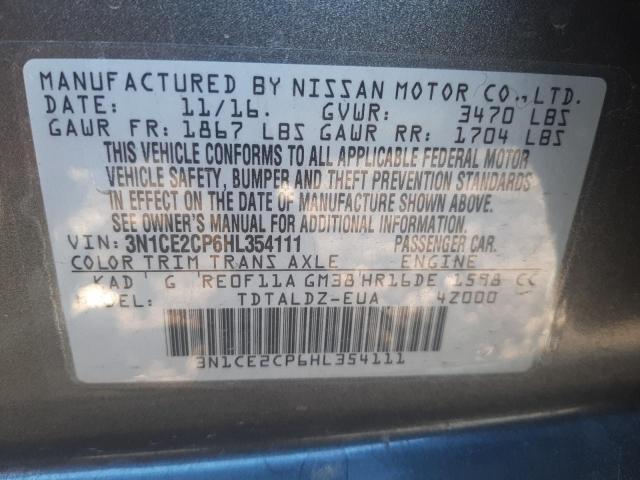 Photo 10 from auction – 2017 NISSAN VERSA NOTE with VIN 3N1CE2CP6HL354111