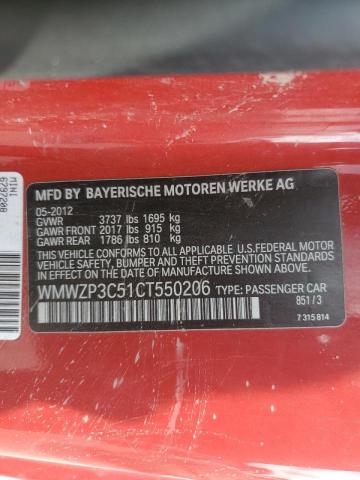 Photo 10 from auction – 2012 MINI COOPER S with VIN WMWZP3C51CT550206