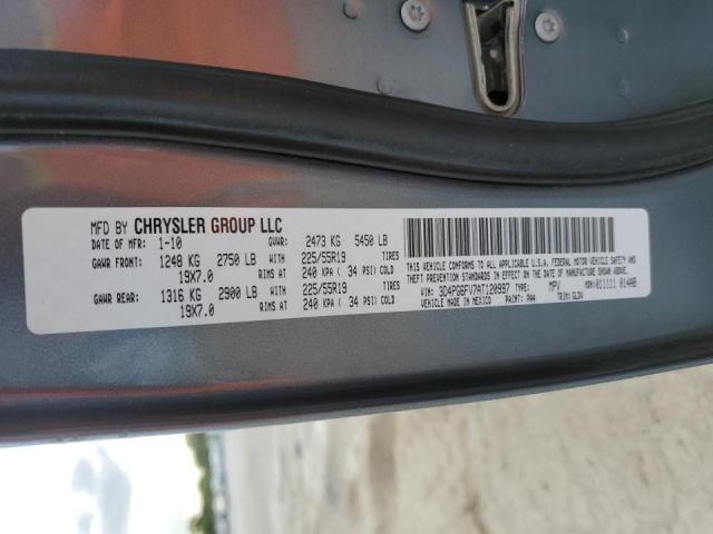 Photo 10 from auction – 2010 DODGE JOURNEY R/ with VIN 3D4PG6FV7AT120997