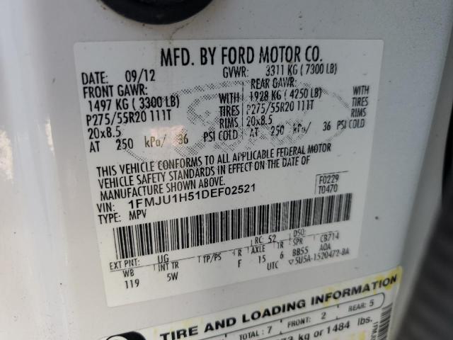 Photo 10 from auction – 2013 FORD EXPEDITION with VIN 1FMJU1H51DEF02521