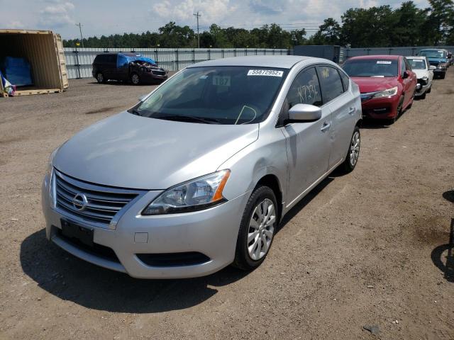 Photo 2 from auction – 2014 NISSAN SENTRA S with VIN 3N1AB7AP8EY333937