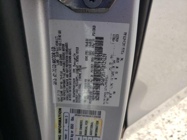 Photo 10 from auction – 2016 FORD FUSION TIT with VIN 3FA6P0K99GR135639