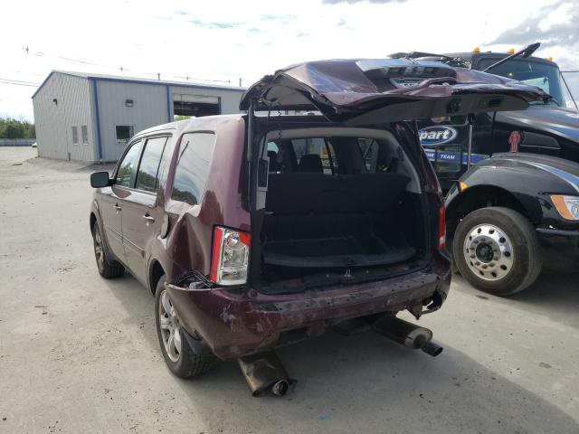 Photo 3 from auction – 2014 HONDA PILOT EXL with VIN 5FNYF4H57EB022563