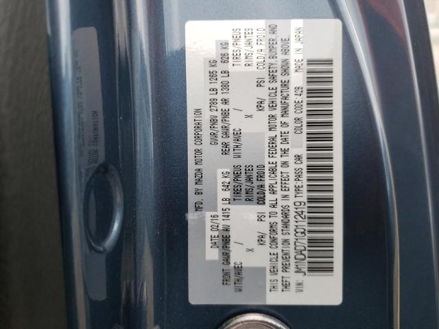 Photo 10 from auction – 2016 MAZDA MX-5 MIATA with VIN JM1NDAD71G0112419