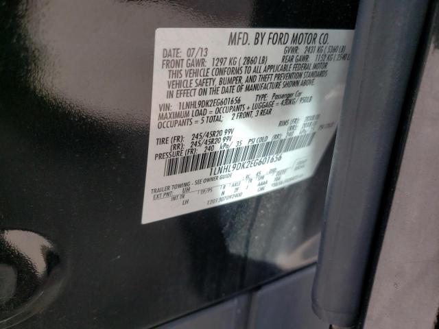 Photo 10 from auction – 2014 LINCOLN MKS with VIN 1LNHL9DK2EG601656