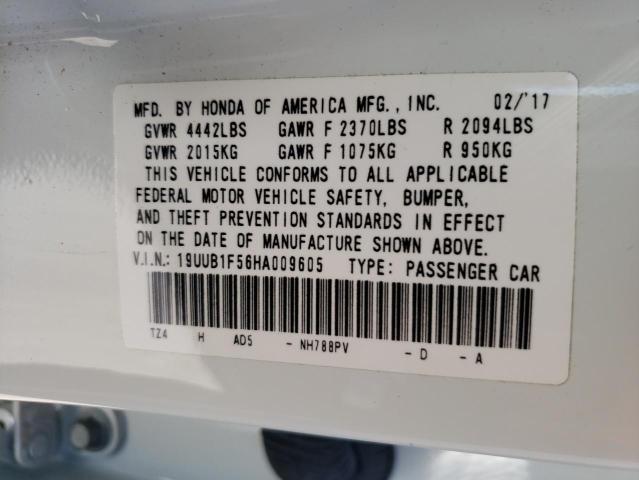Photo 10 from auction – 2017 ACURA TLX TECH with VIN 19UUB1F56HA009605
