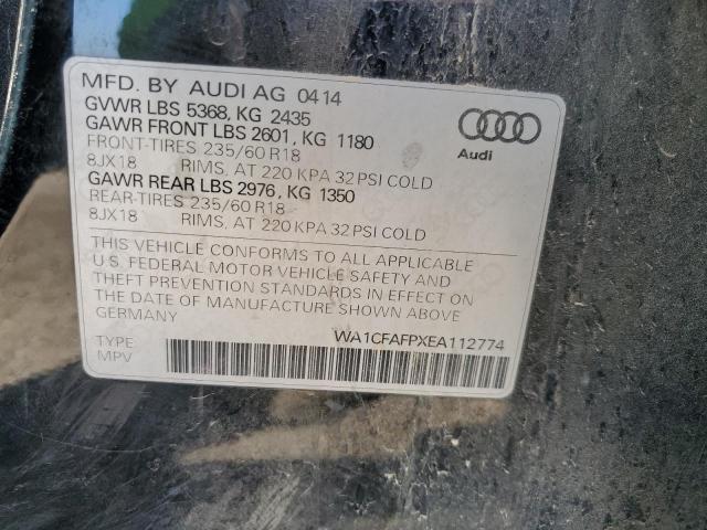 Photo 10 from auction – 2014 AUDI Q5 PREMIUM with VIN WA1CFAFPXEA112774