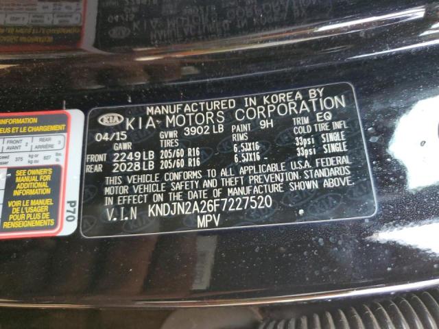 Photo 10 from auction – 2015 KIA SOUL with VIN KNDJN2A26F7227520