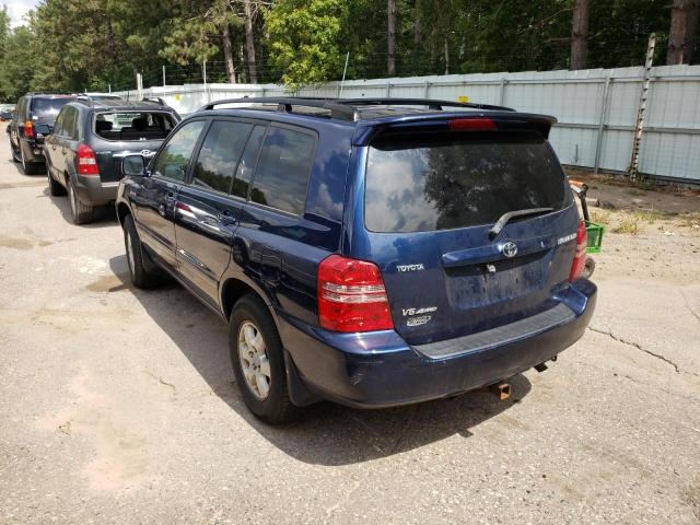 Photo 3 from auction – 2003 TOYOTA HIGHLANDER with VIN JTEHF21A730123900